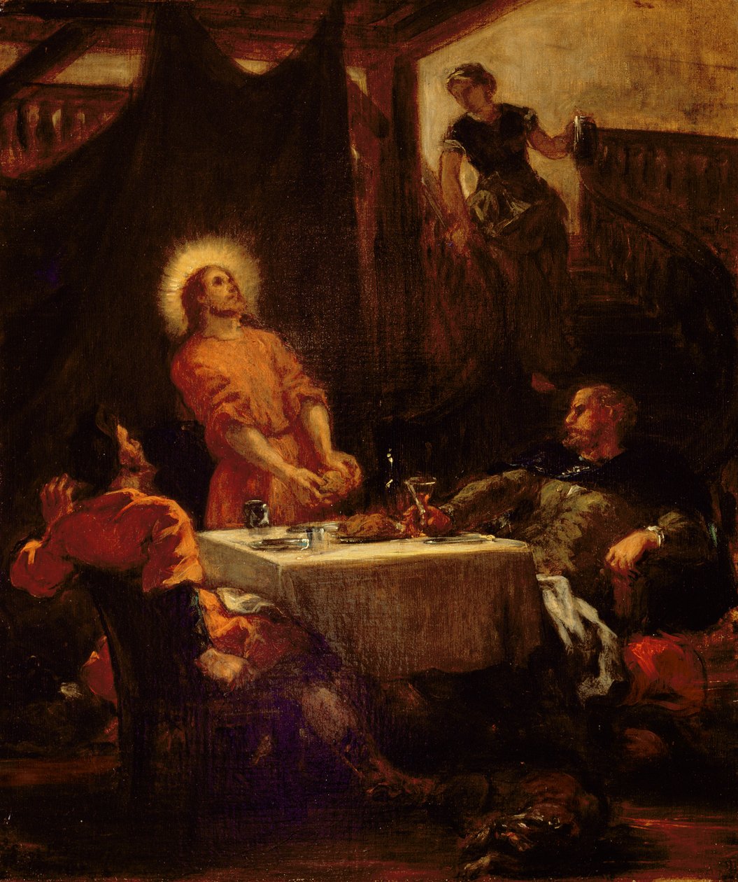 Disiplene i Emmaus, 1853 av Ferdinand Victor Eugene Delacroix