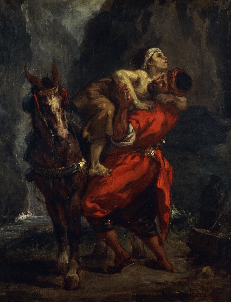 Den barmhjertige samaritan, av Ferdinand Victor Eugene Delacroix