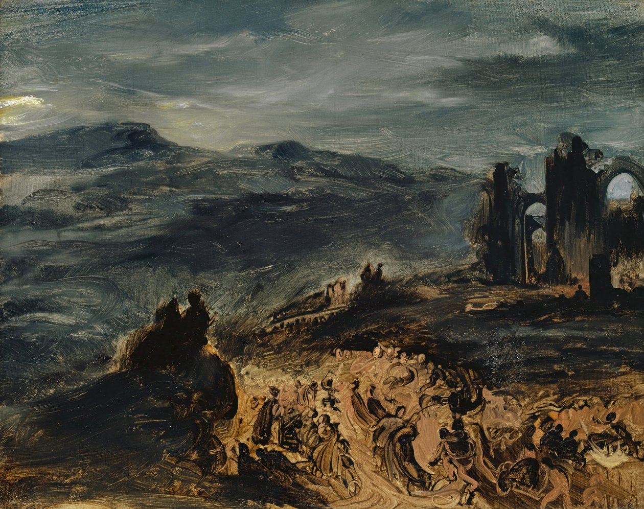 Heksenes sabbat, 1831-33 av Ferdinand Victor Eugene Delacroix