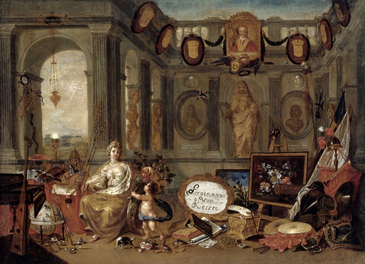 Allegory of Europe, 1689. av Ferdinand van Kessel