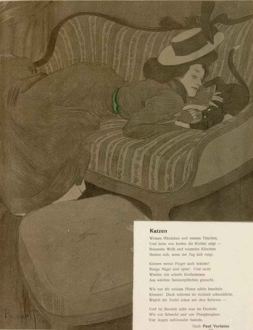 Katter av Ferdinand von Reznicek