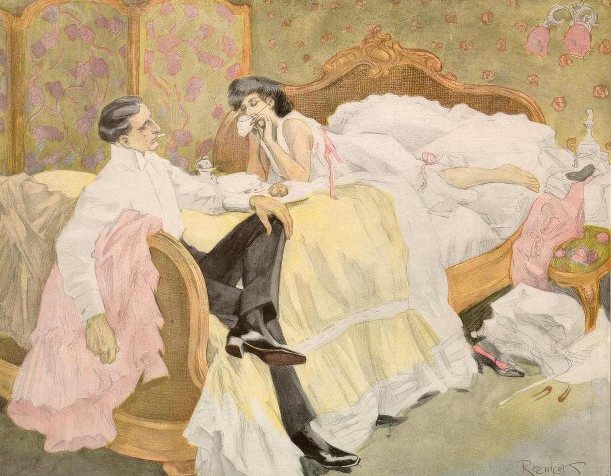 Reznicek / Mardi Gras tirsdag / Lovers ... av Ferdinand von Reznicek