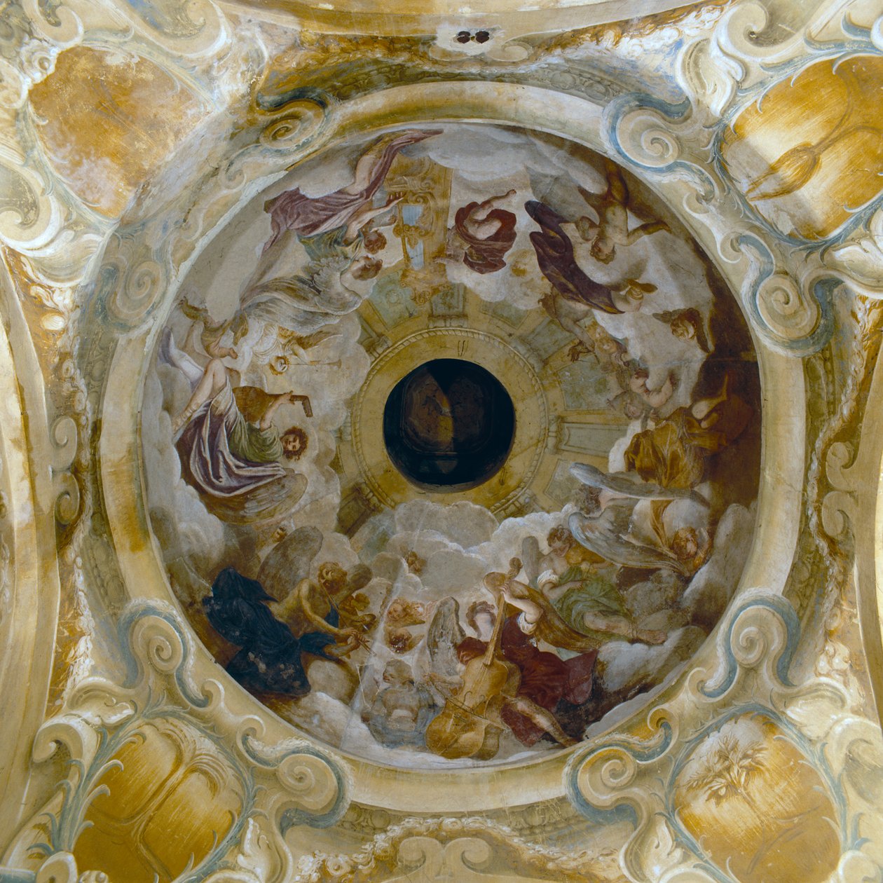 Malt kuppel, 1685-86 av Ferdinando Galli Bibiena