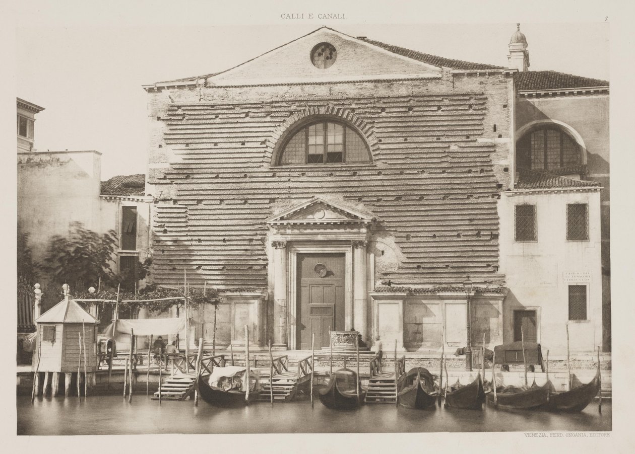 Saint Marcuola kirke av Ferdinando Ongania