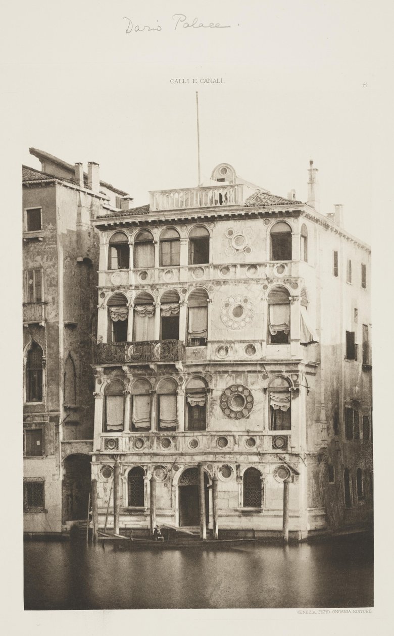 Dario-palasset av Ferdinando Ongania