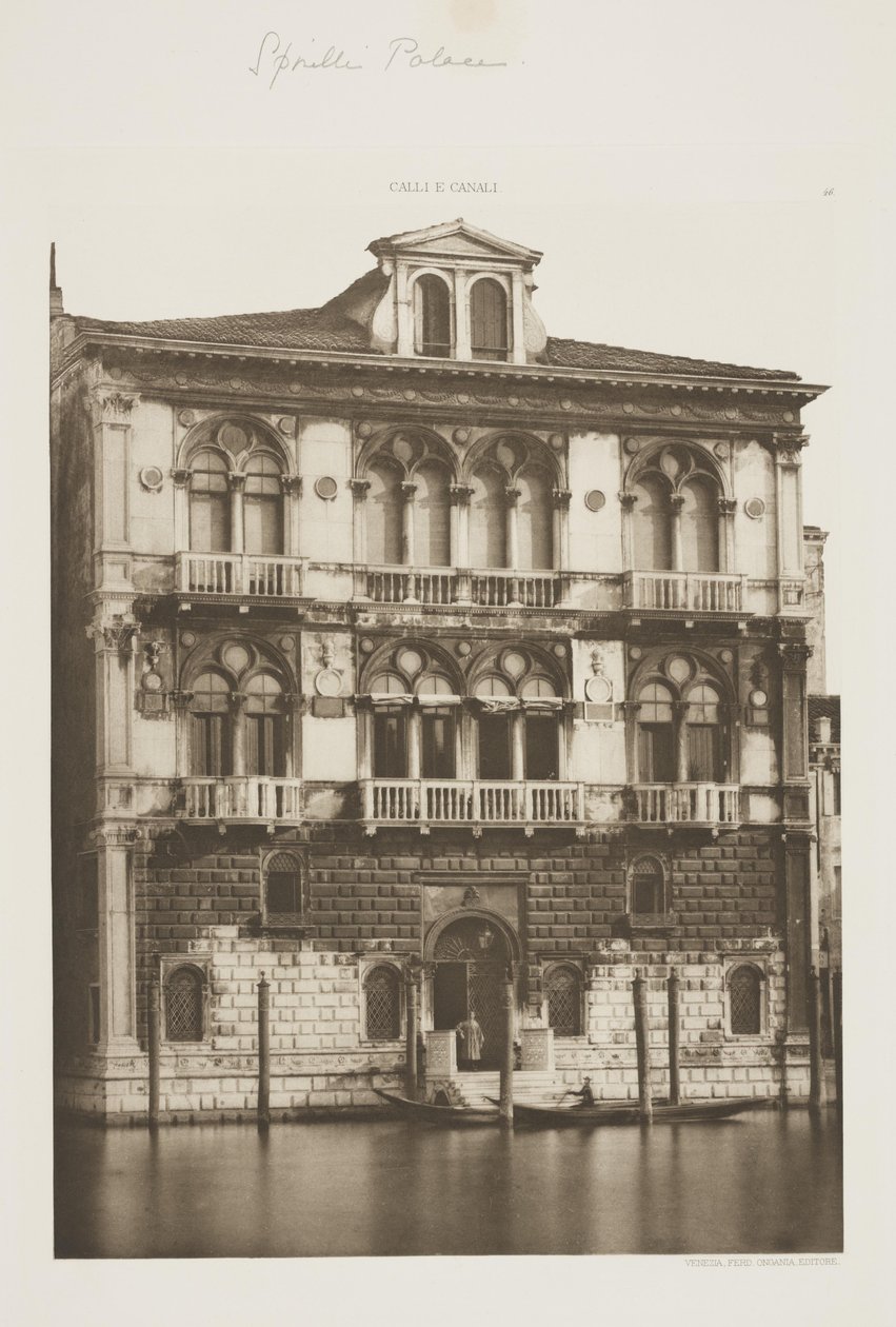 Spinelli-palasset av Ferdinando Ongania