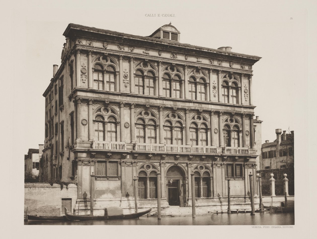 Vendramin-palasset av Ferdinando Ongania