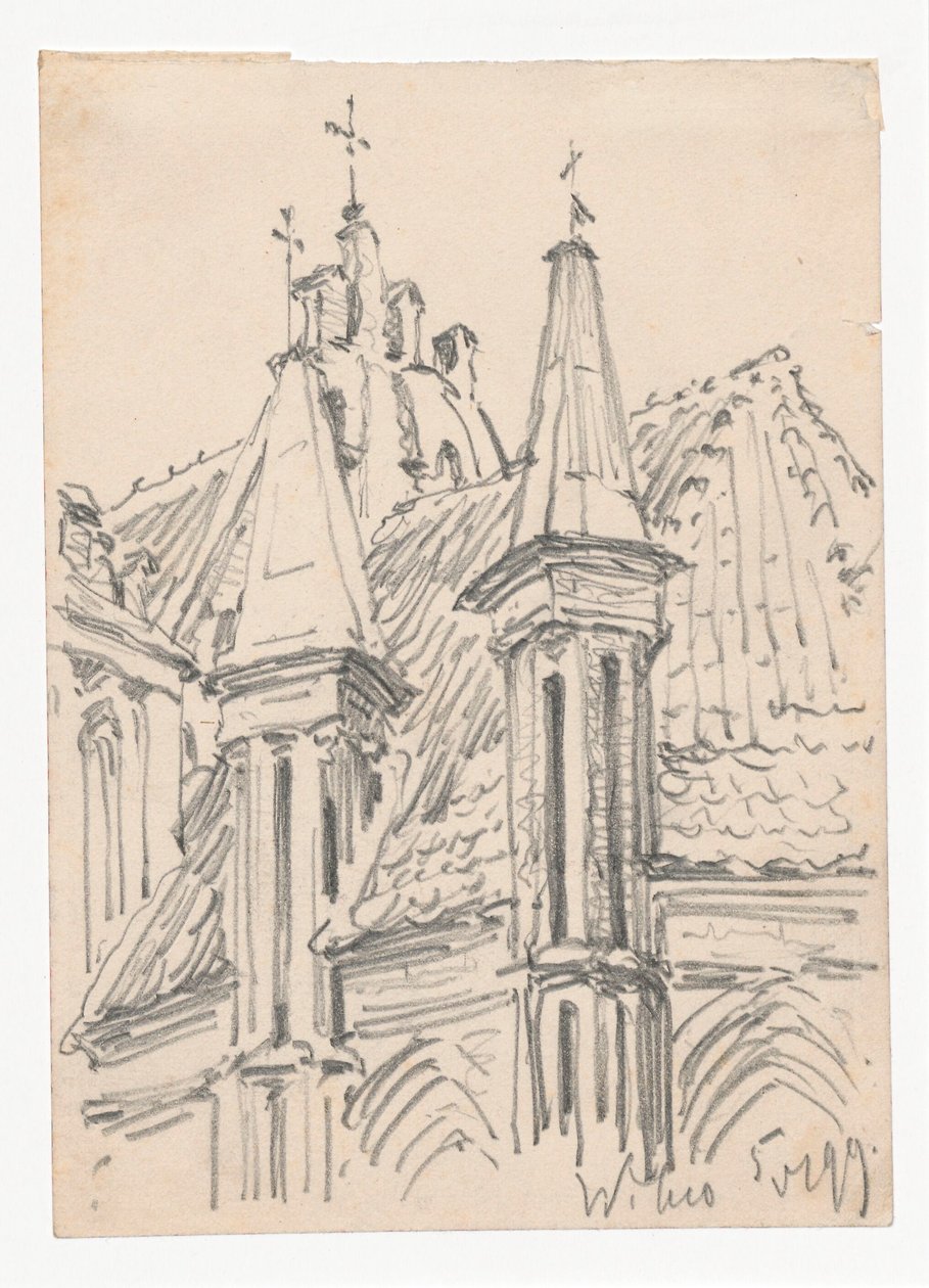 St. Annas kirke i Vilnius av Ferdynand Ruszczyc