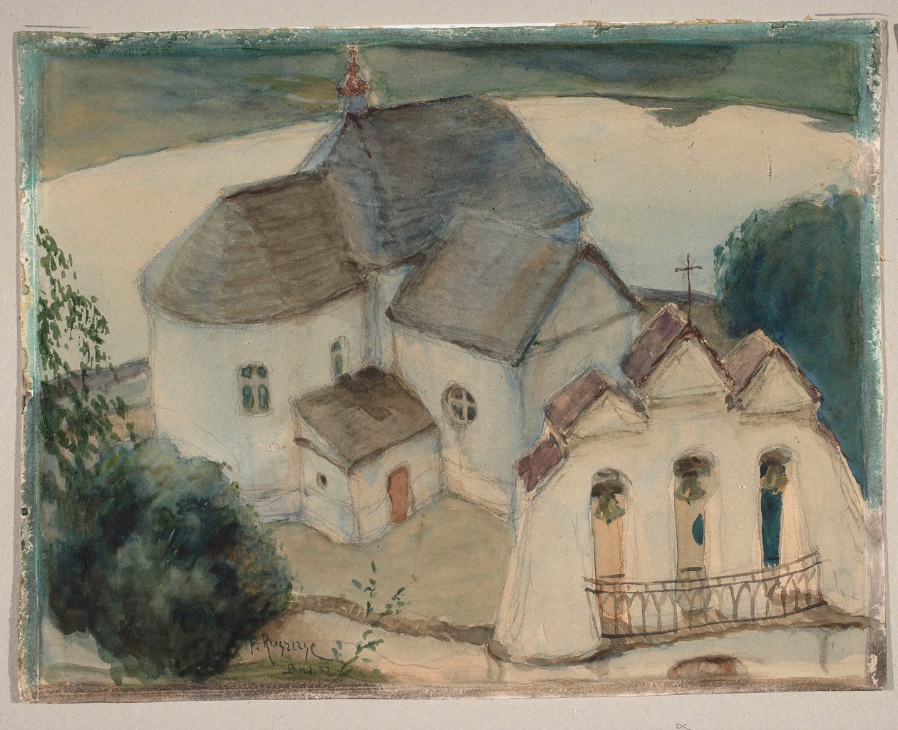 Kirke i Wiszniew av Ferdynand Ruszczyc