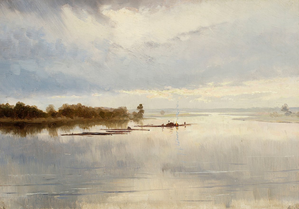 Elvelandskap av Ferdynand Ruszczyc