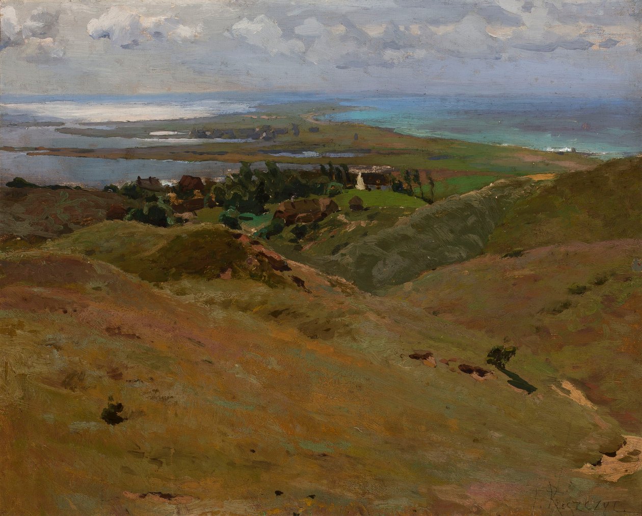 Landskap fra Bornholm av Ferdynand Ruszczyc