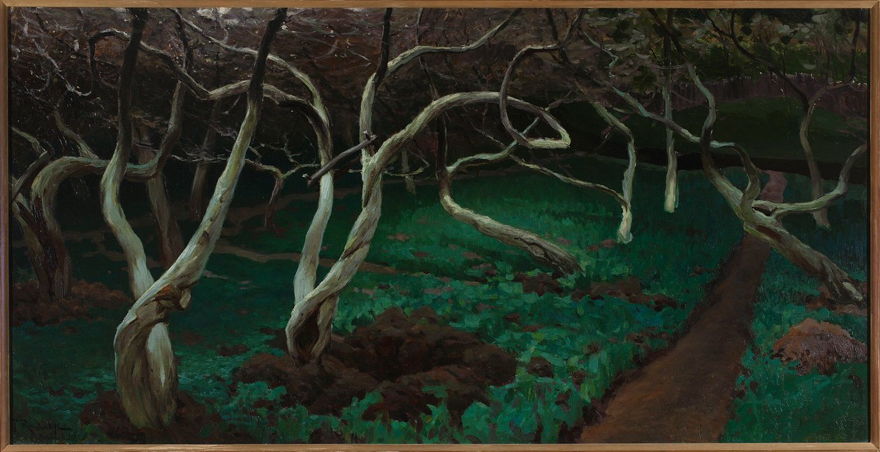Gamle epletrær av Ferdynand Ruszczyc