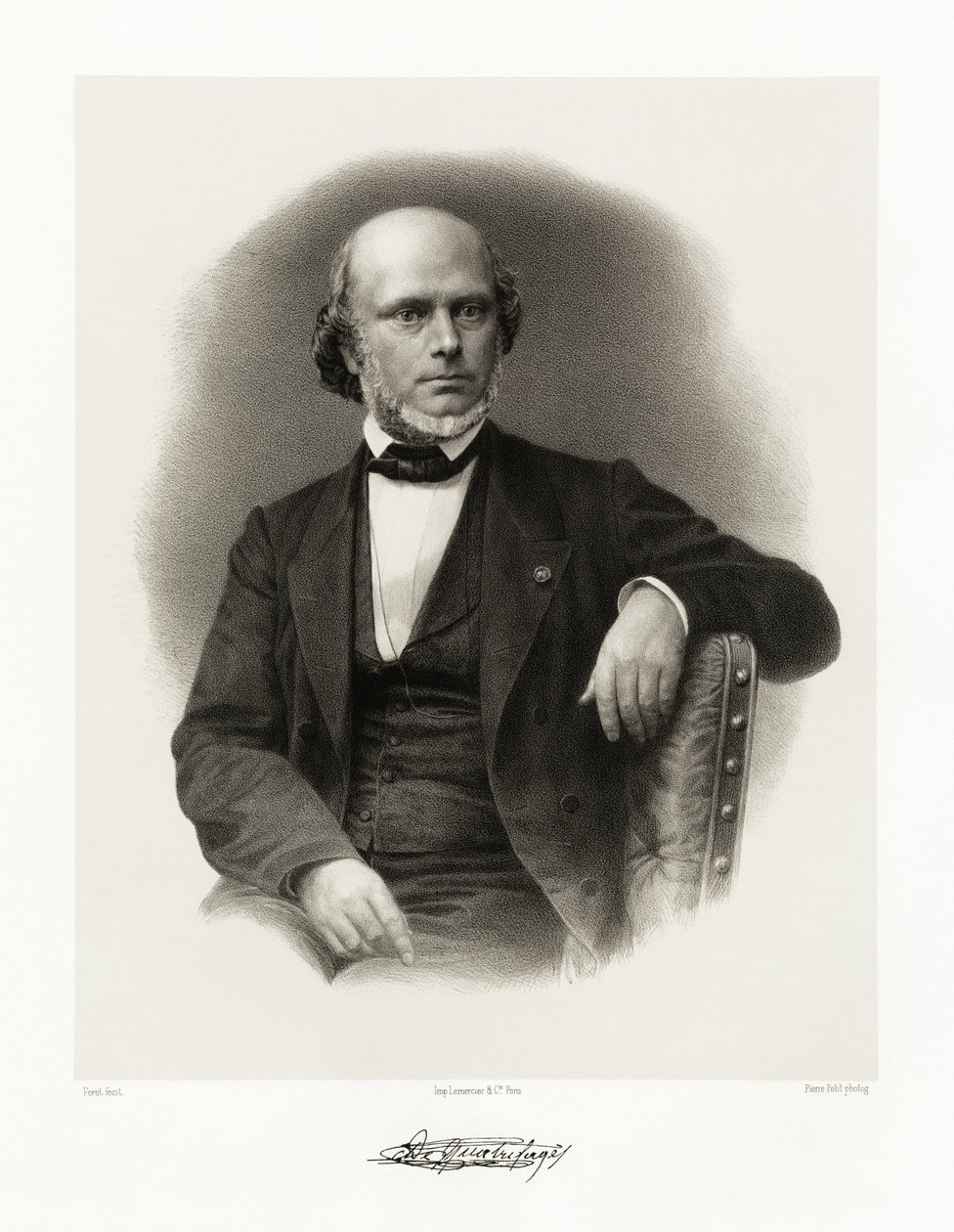 Jean Louis Armand de Quatrefages de Bréau, 1865-66 av Feret