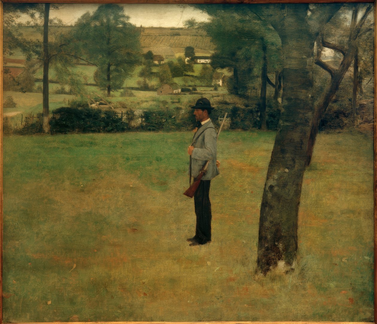 F.Khnopff, I Fosset. Viltvokteren av Fernand Khnopff