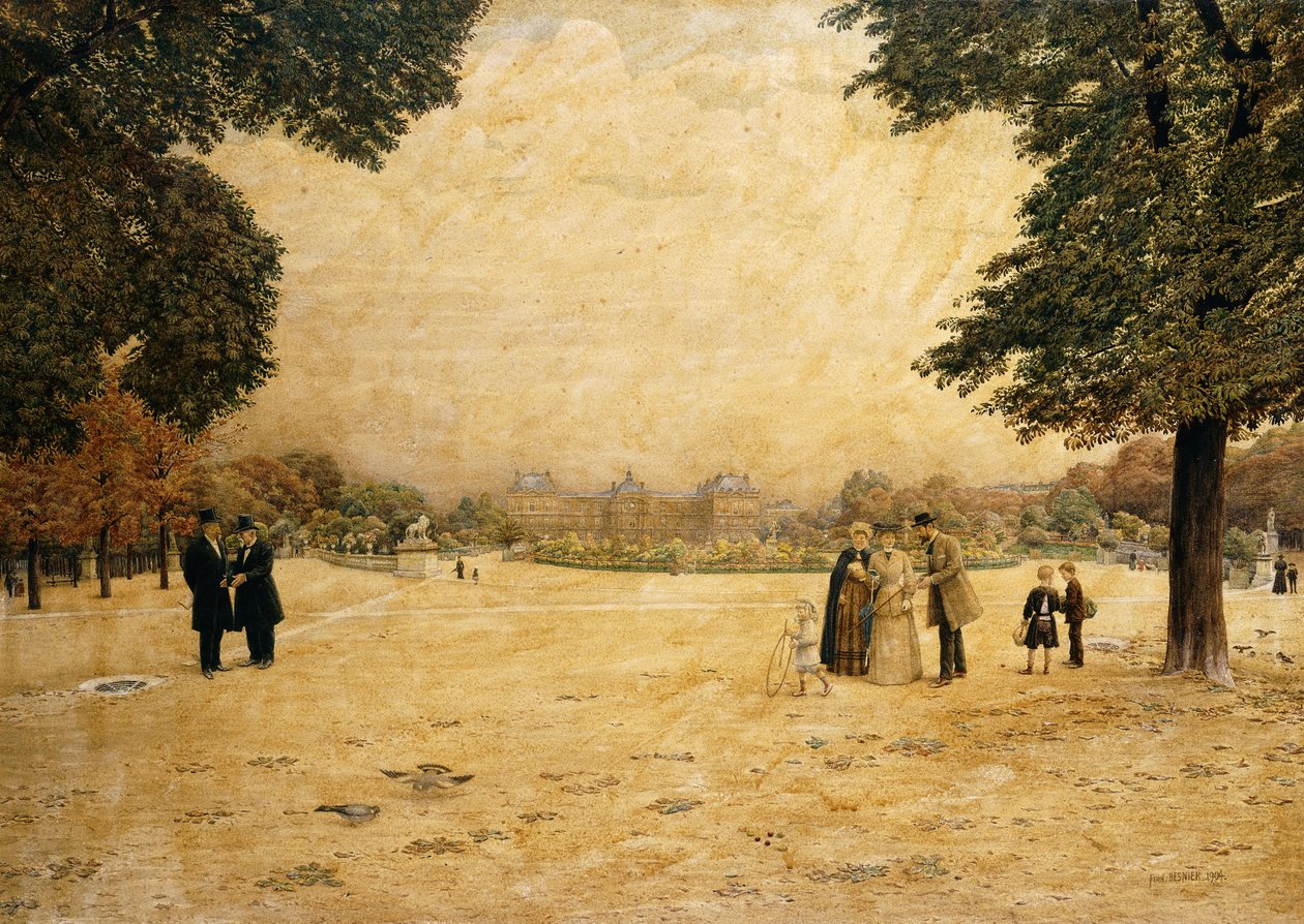 Jardin des Plantes, Paris, 1904 av Fernand Auguste Besnier