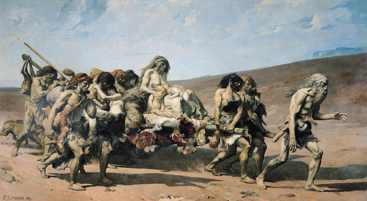 Cain, nr. 21 Samvittigheten, fra "The Legend of the Centuries" av Victor Hugo, 1859, 1880 av Fernand Cormon