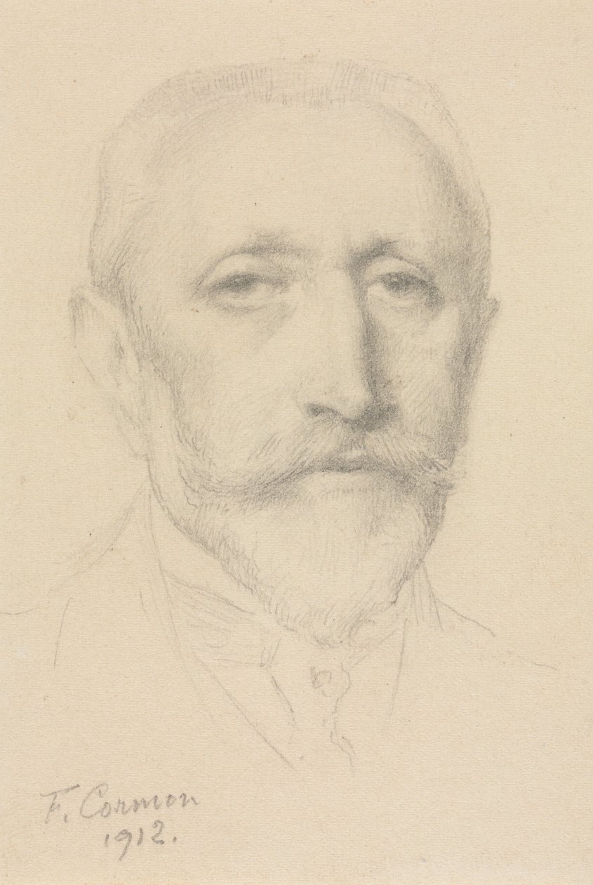 Selvportrett av Fernand Cormon