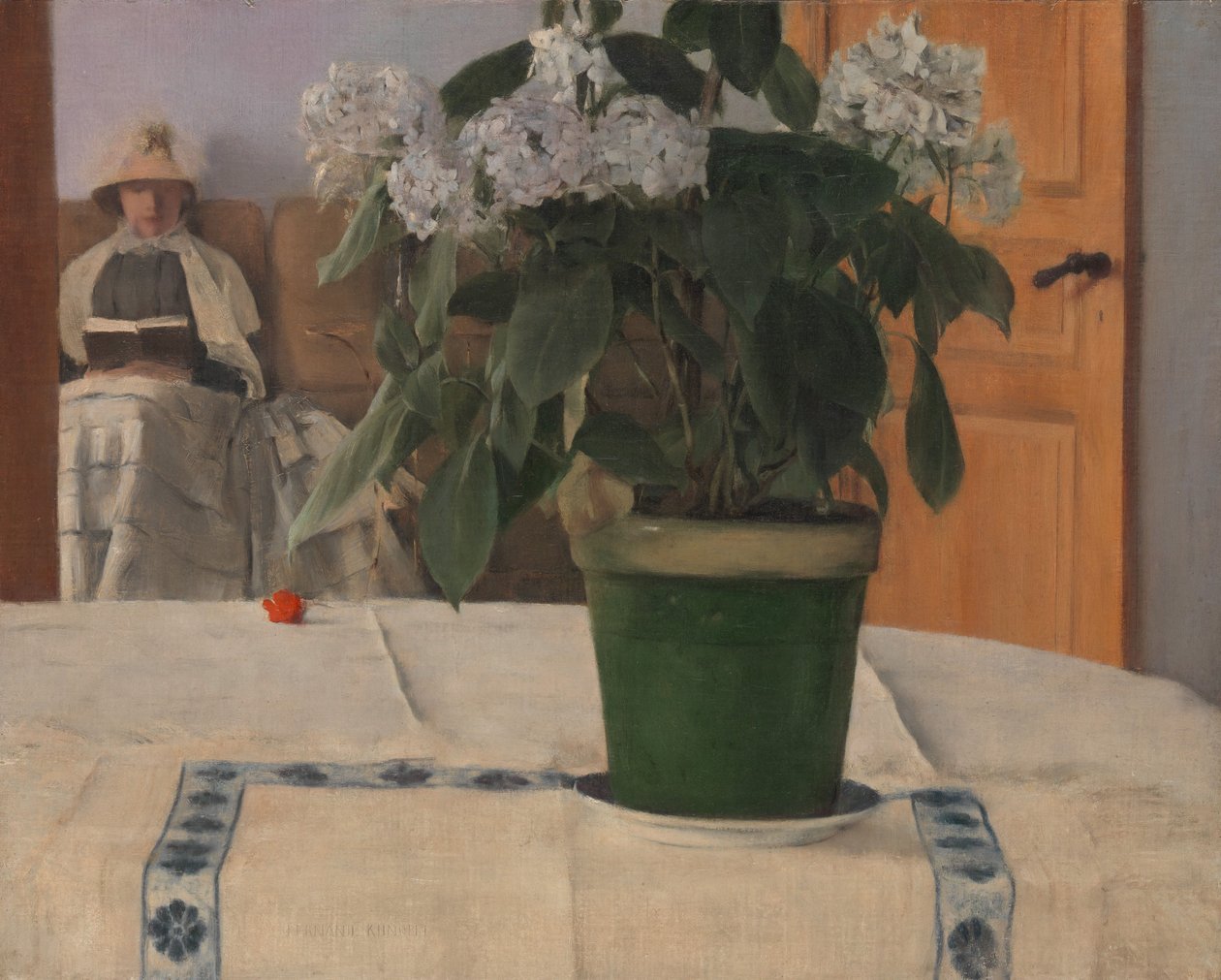 Hortensia, 1884 av Fernand Khnopff