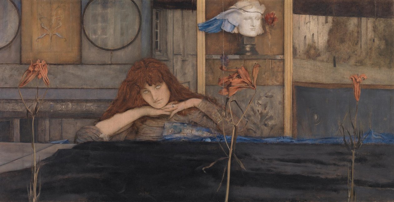 Jeg låser døren bak meg av Fernand Khnopff