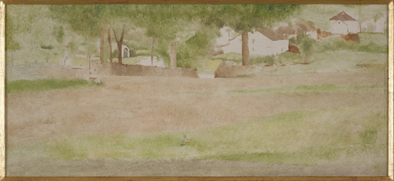 Landskap med bro ved Fosset av Fernand Khnopff