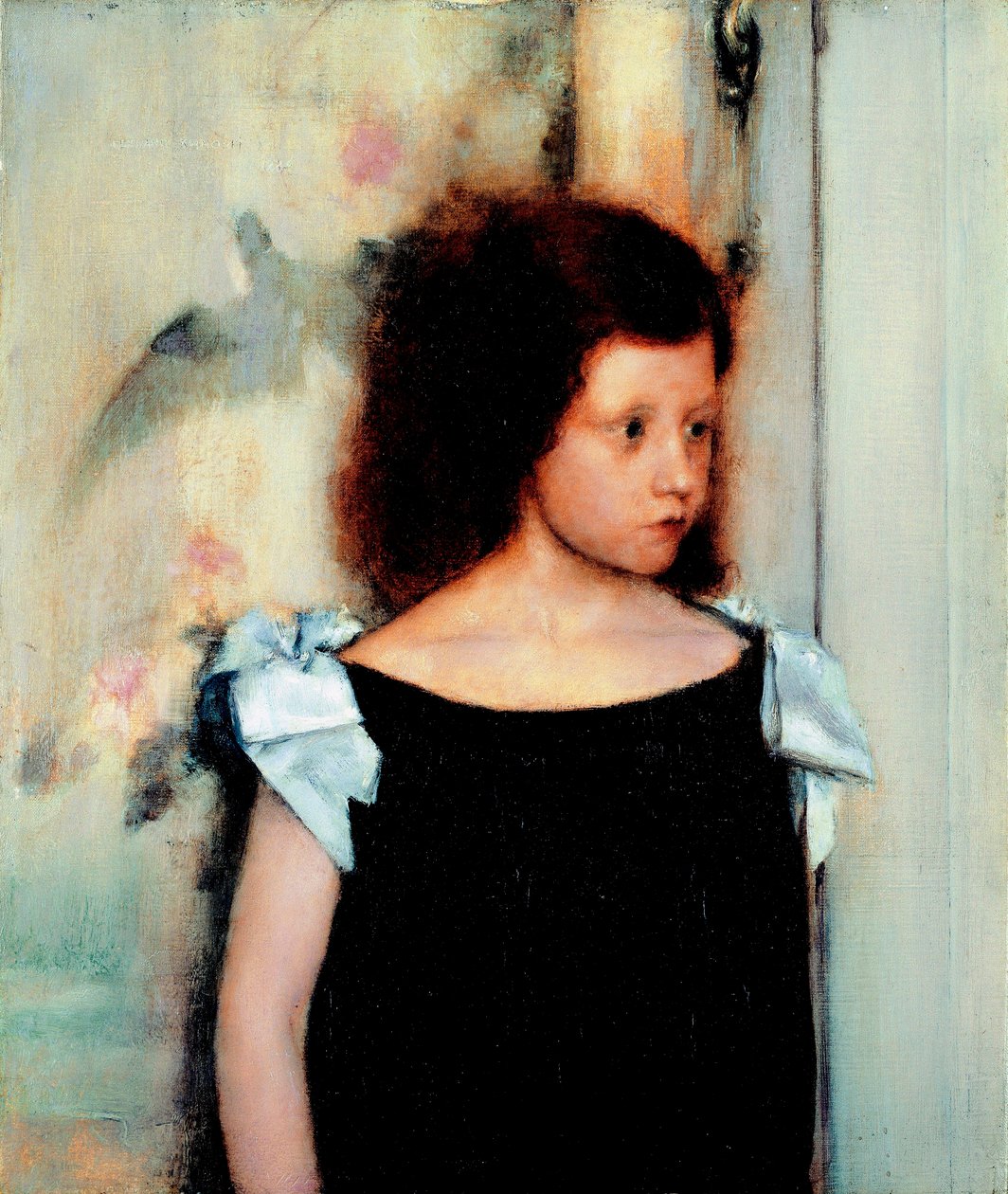 ""Portrett av Gabrielle Braun"" Maleri av Fernand Khnopff (1858-1921) av Fernand Khnopff