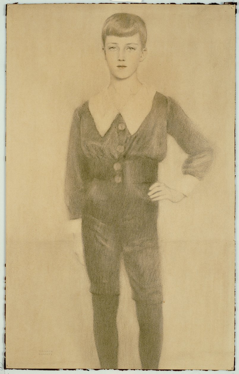 Prins Leopold av Belgia, hertug av Brabant, 1913 av Fernand Khnopff