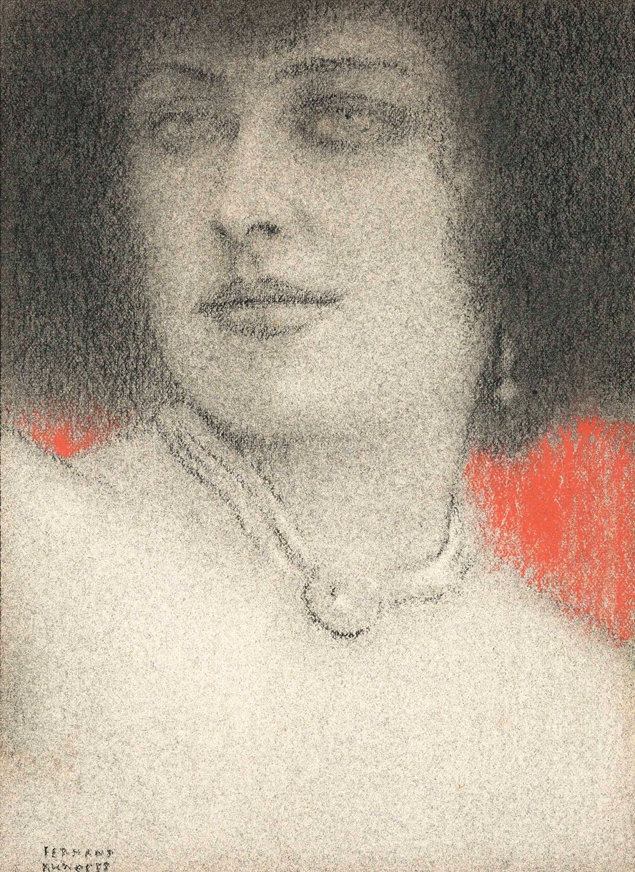 Studiet av kvinnen, ca. 1914 av Fernand Khnopff