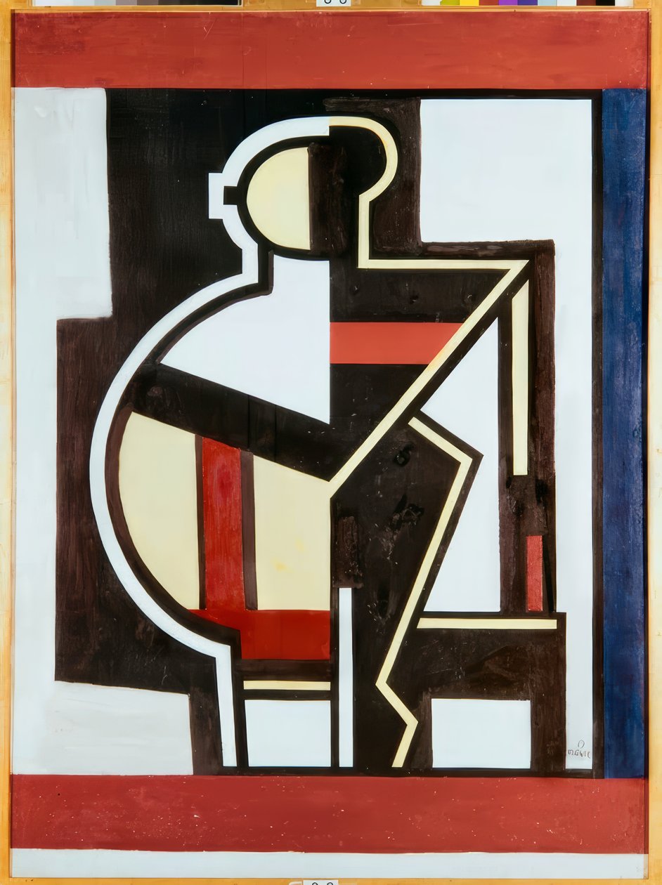 Abstrakt komposisjon av Fernand Leger