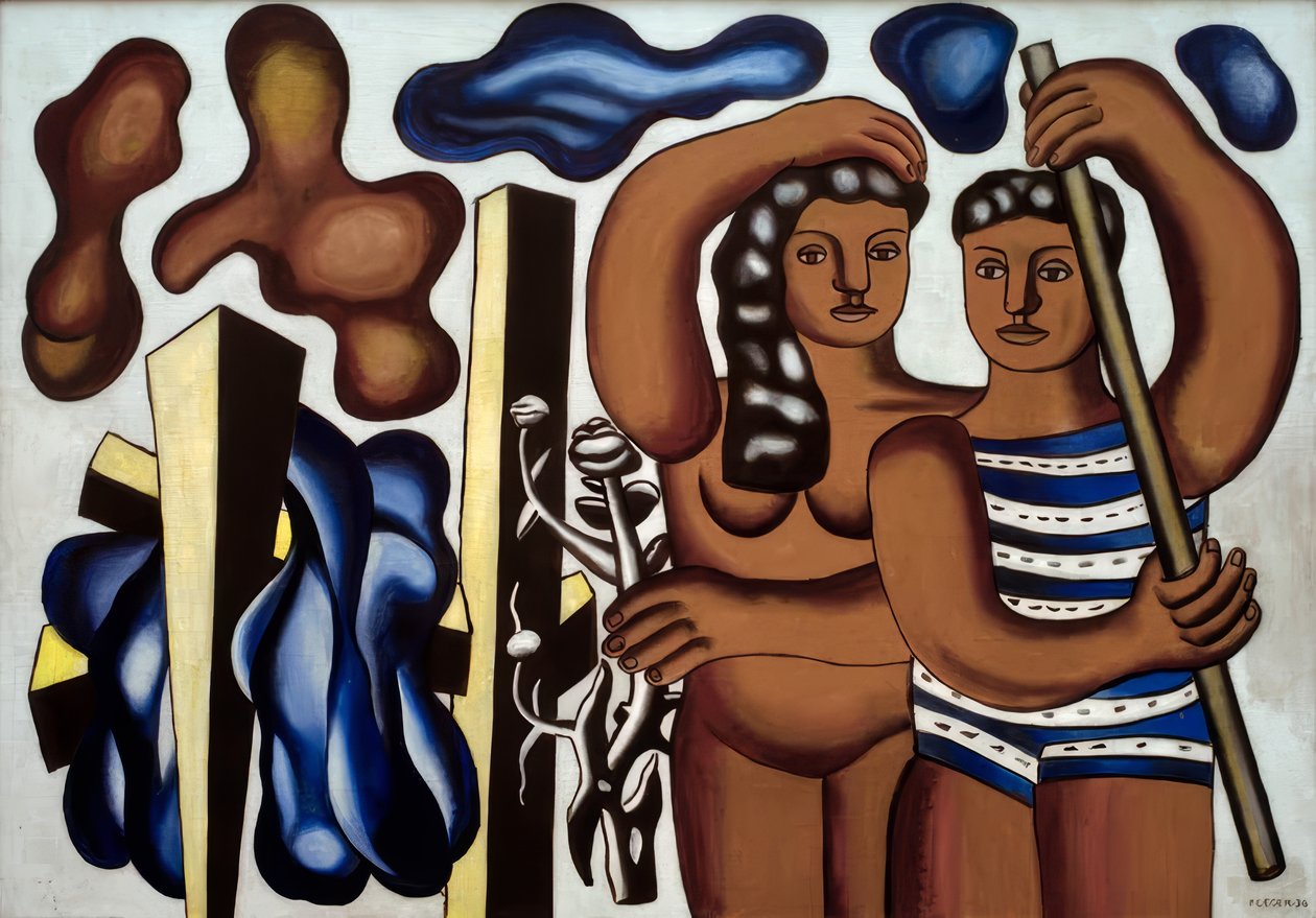 Adam og Eva (studie) av Fernand Leger