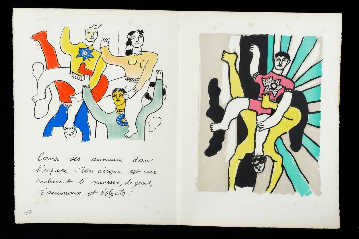 Cirque du Soleil, S. 42/43 av Fernand Leger