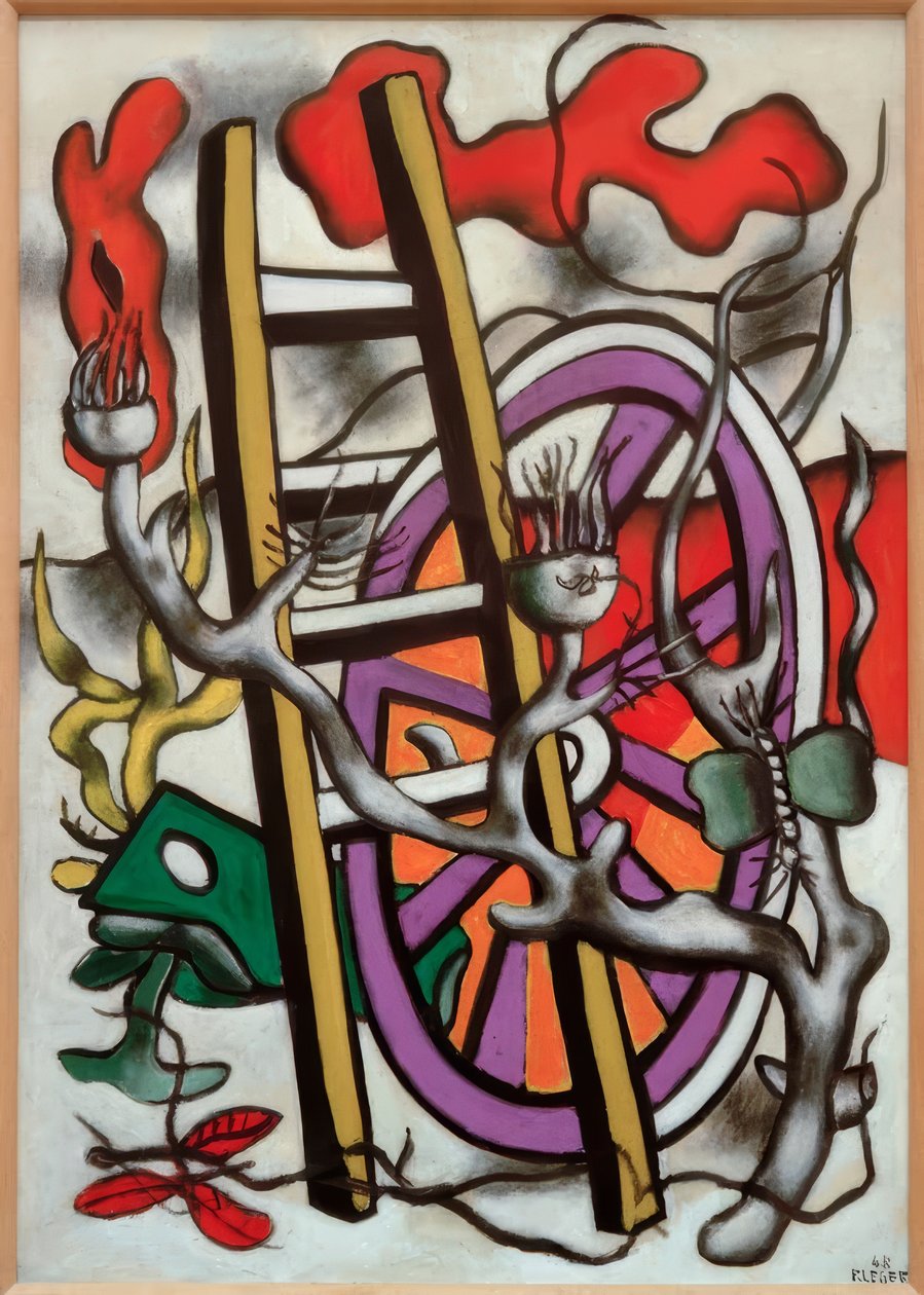 Sommerfuglen på hjulet av Fernand Leger