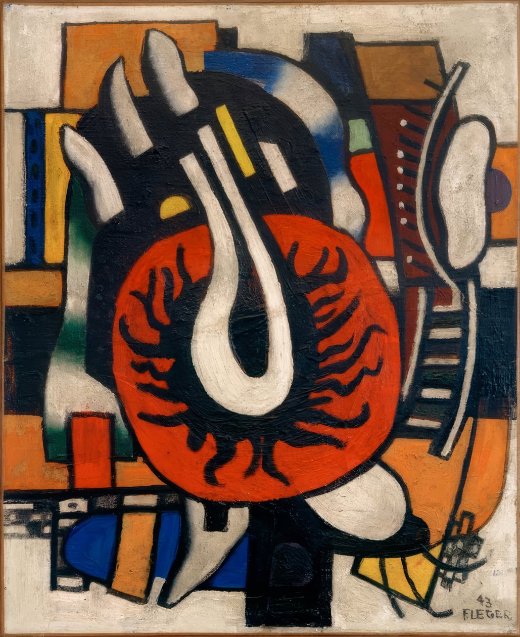 Die rote Scheibe von Fernand Leger