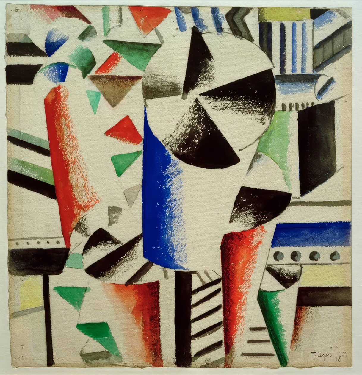 Fargede sylindere av Fernand Leger