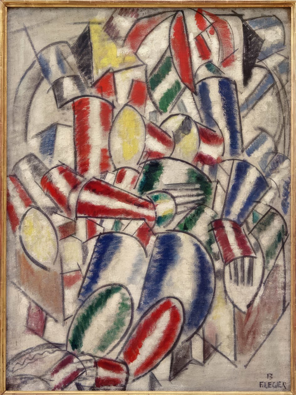 Kvinne i lenestol av Fernand Leger