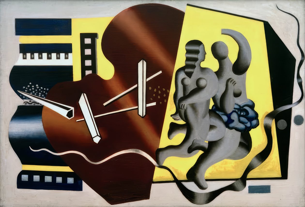 Komposisjon med to dansere av Fernand Leger