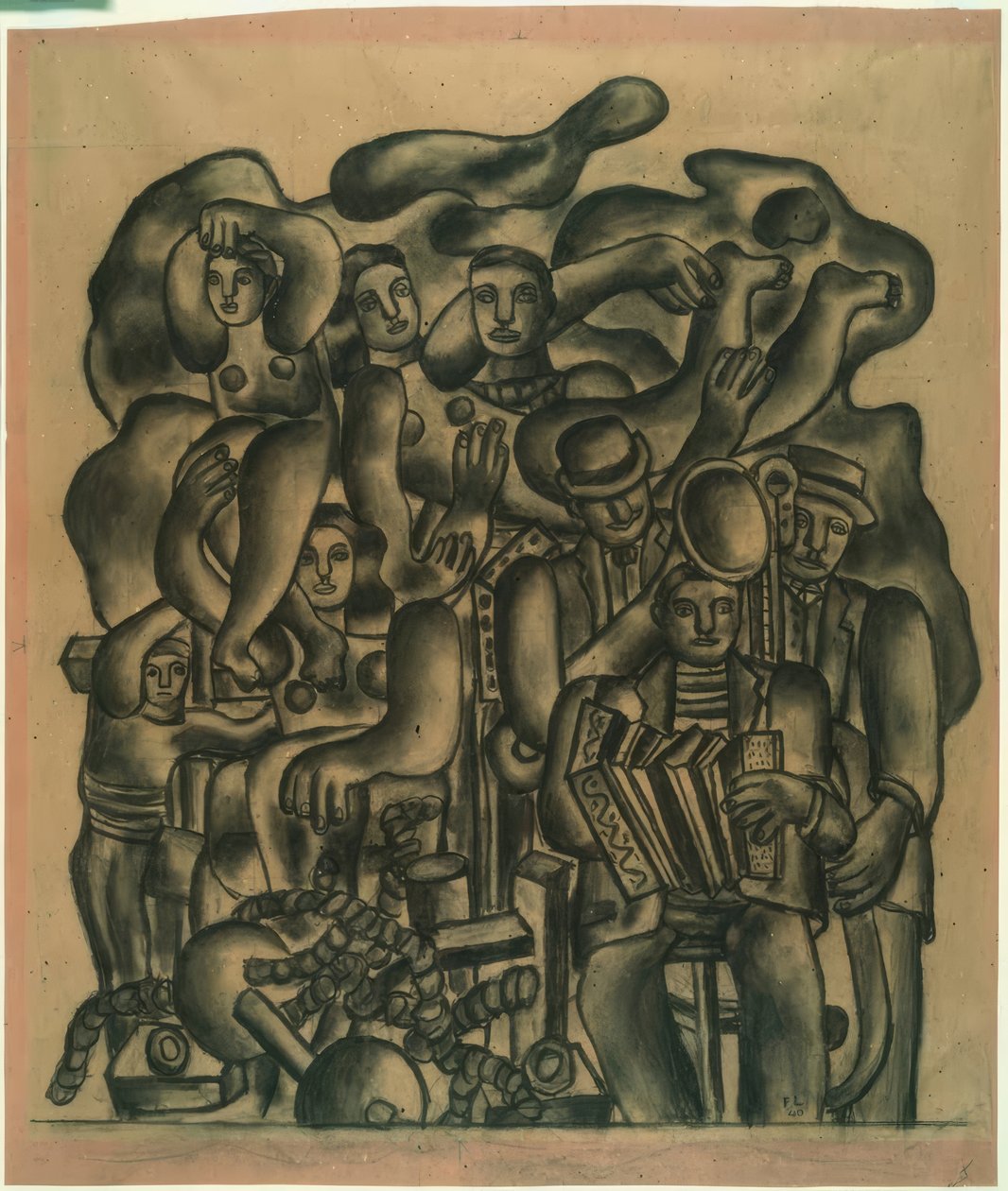 Gateartistene av Fernand Leger