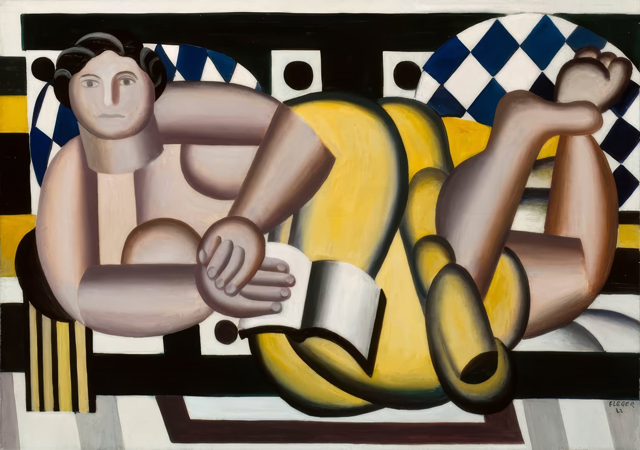 liggende kvinne av Fernand Leger