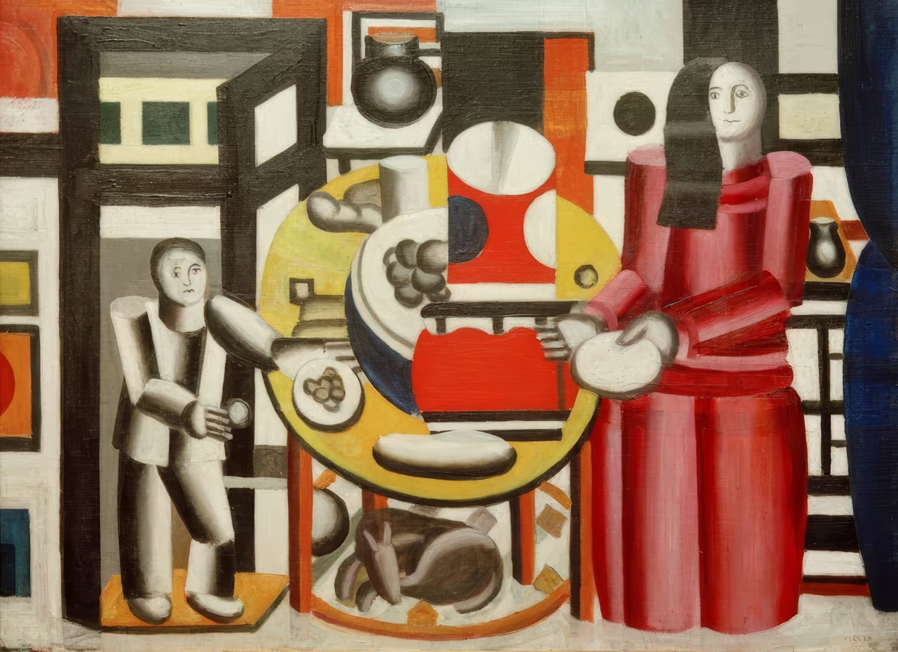 mor og barn av Fernand Leger