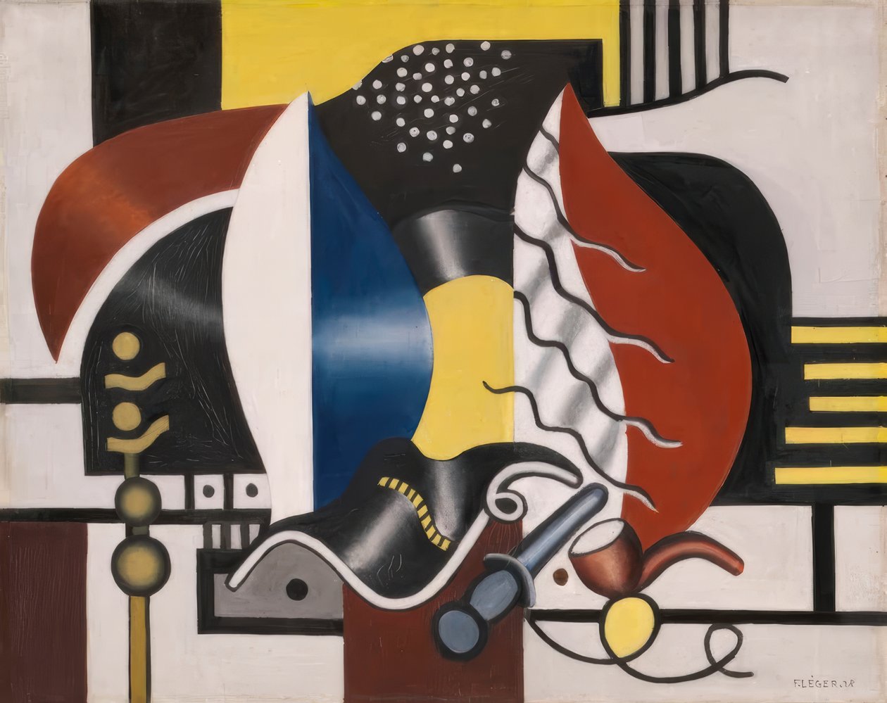 Stilleben av Fernand Leger