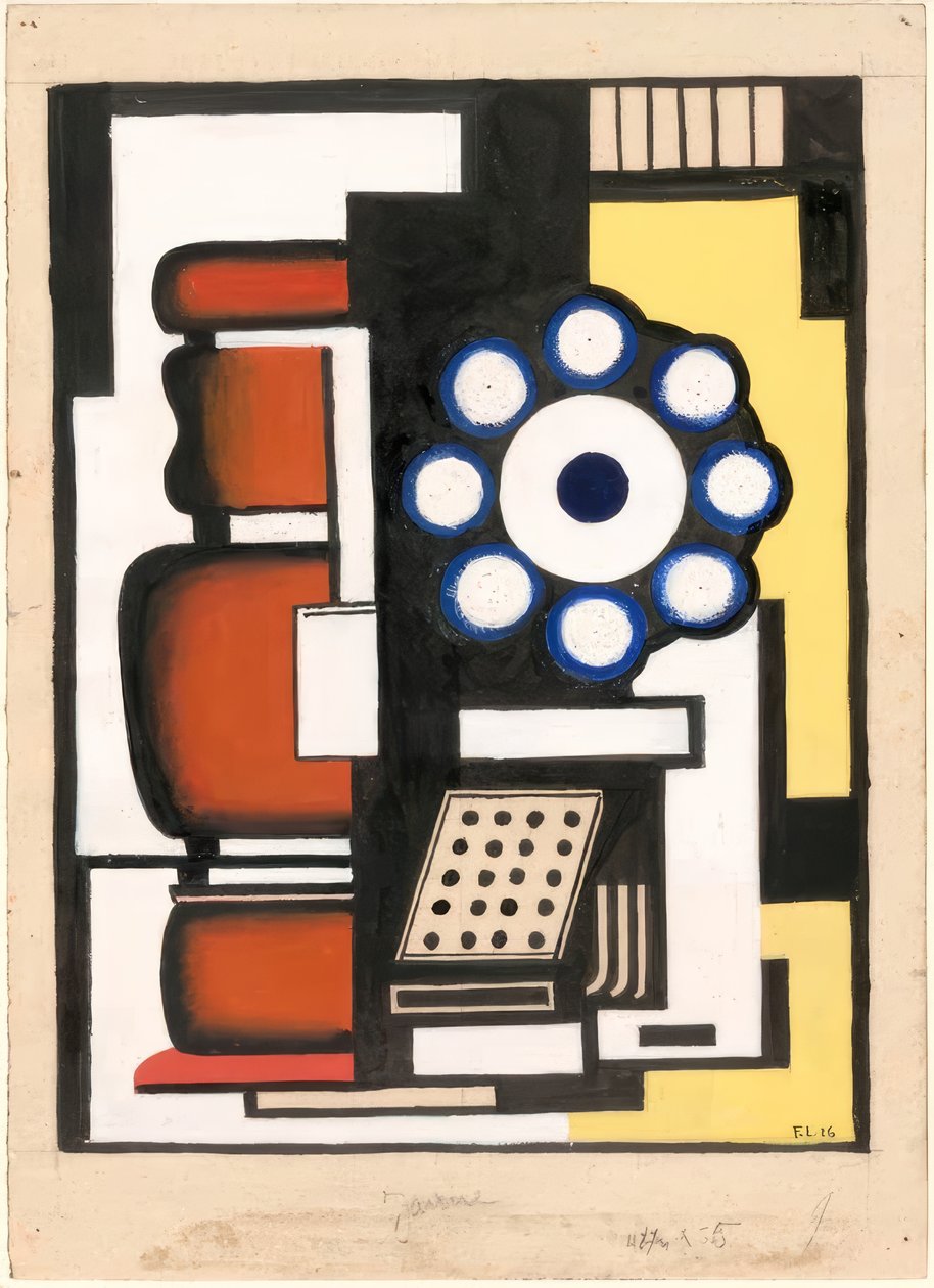 Studie for «Kulelageret» av Fernand Leger