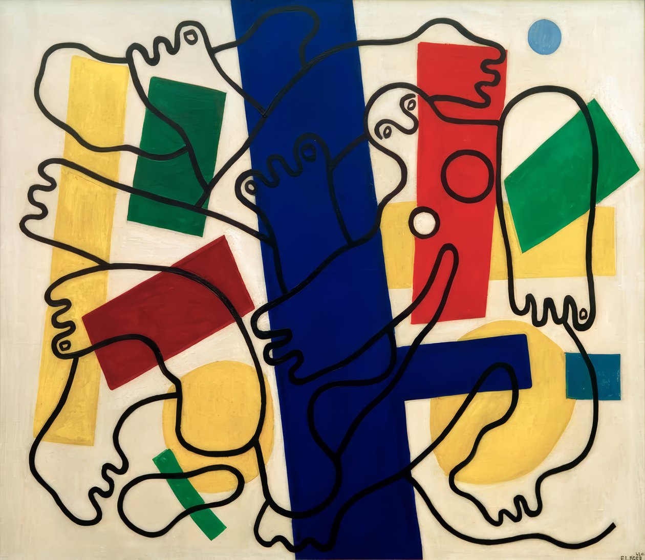 To akrobater (dykkere) av Fernand Leger