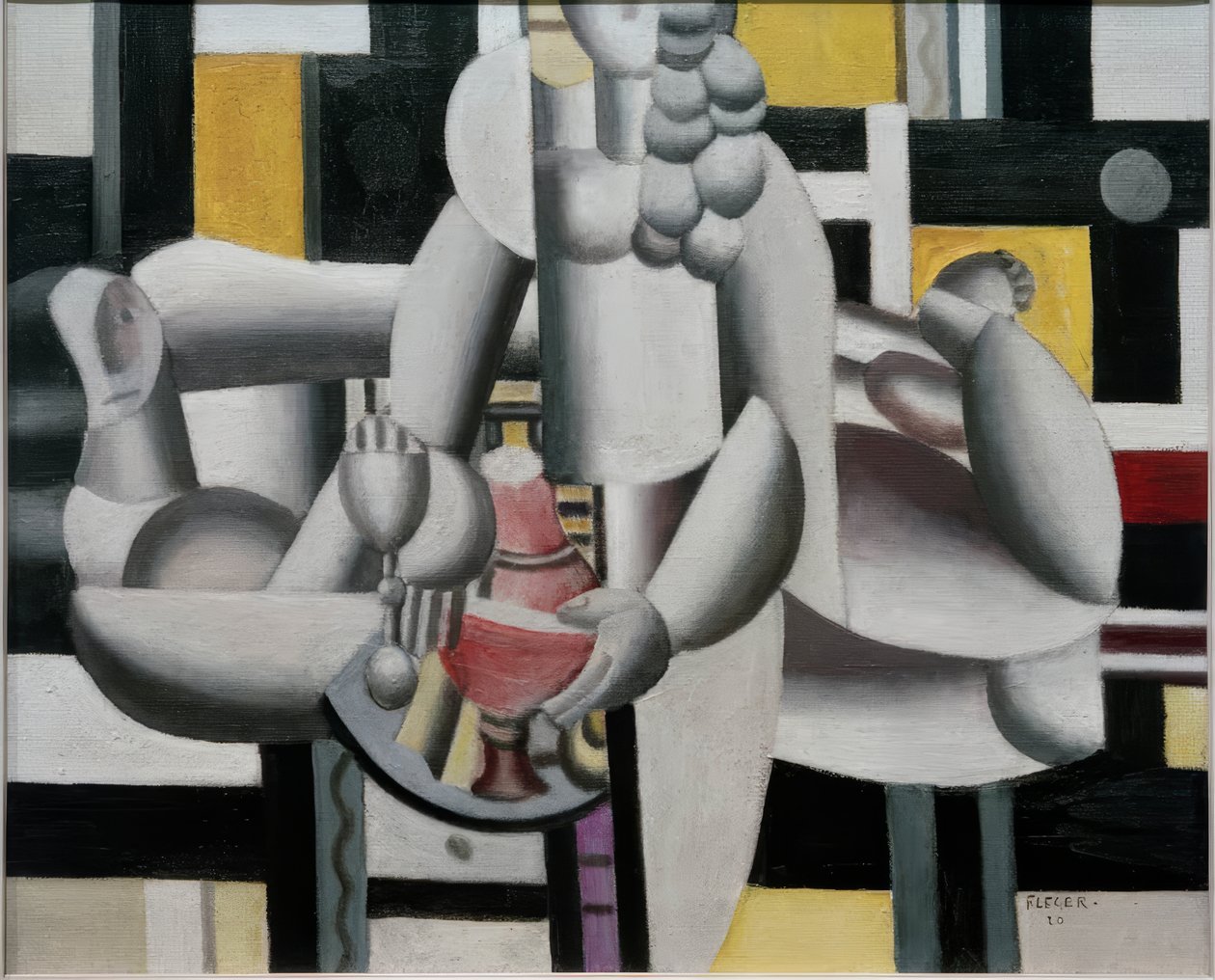To kvinner og stilleben av Fernand Leger