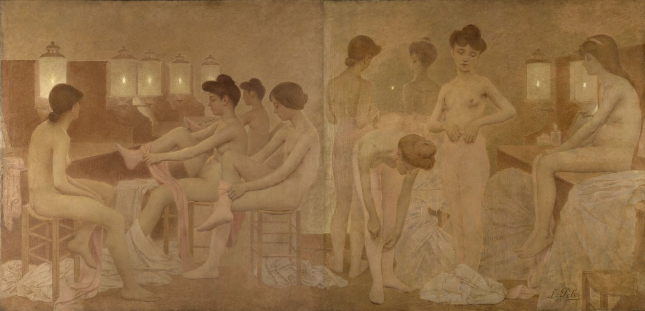 Danserne, mellom 1905 og 1909 (olje på lerret) av Fernand Pelez