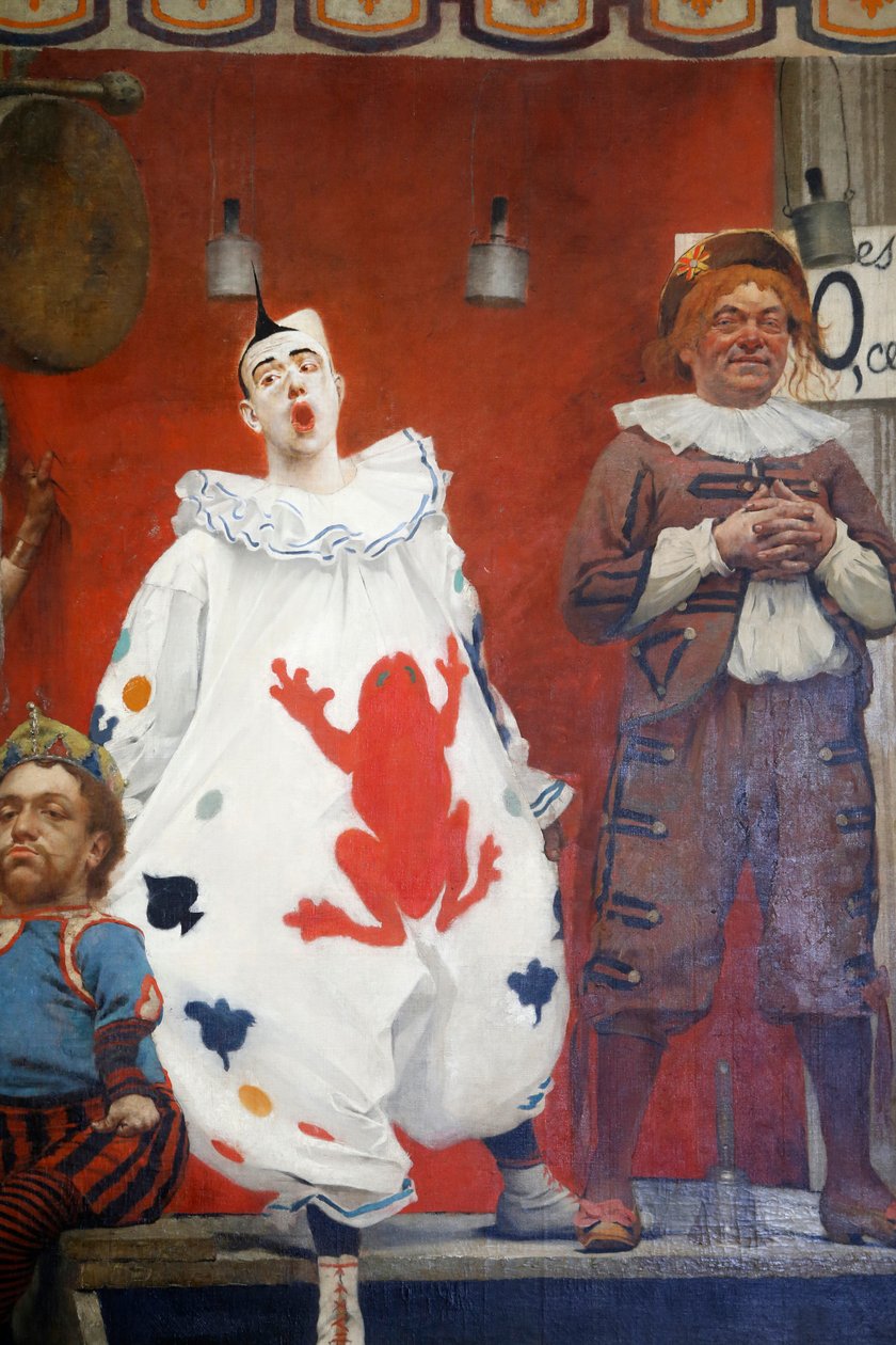 Akrobatene, detalj, 1888 av Fernand de Cordova Pelez