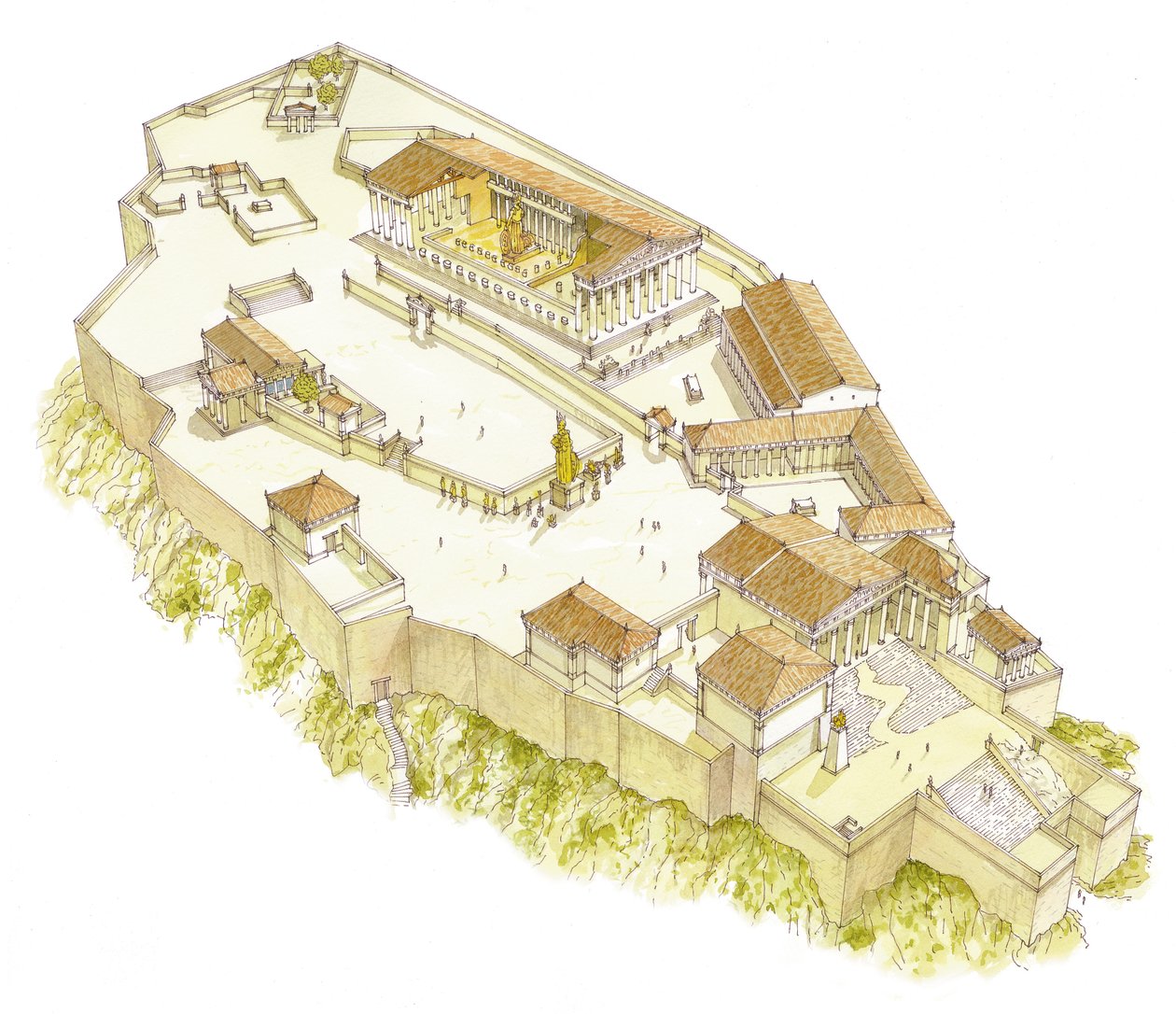 Akropolis, Athen av Fernando Aznar Cenamor