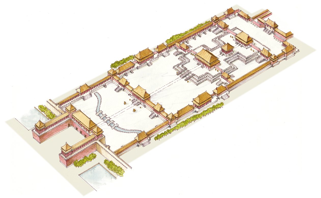 Forbbiden City, Beijing. Detalj av Fernando Aznar Cenamor