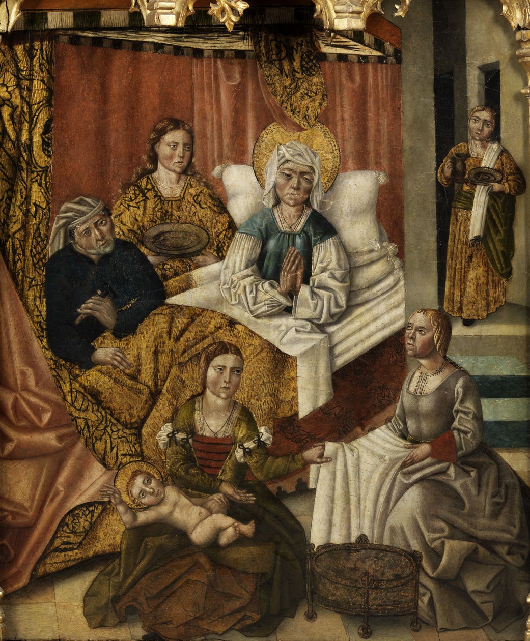 Fødsel av St. Mary av Fernando Gallego