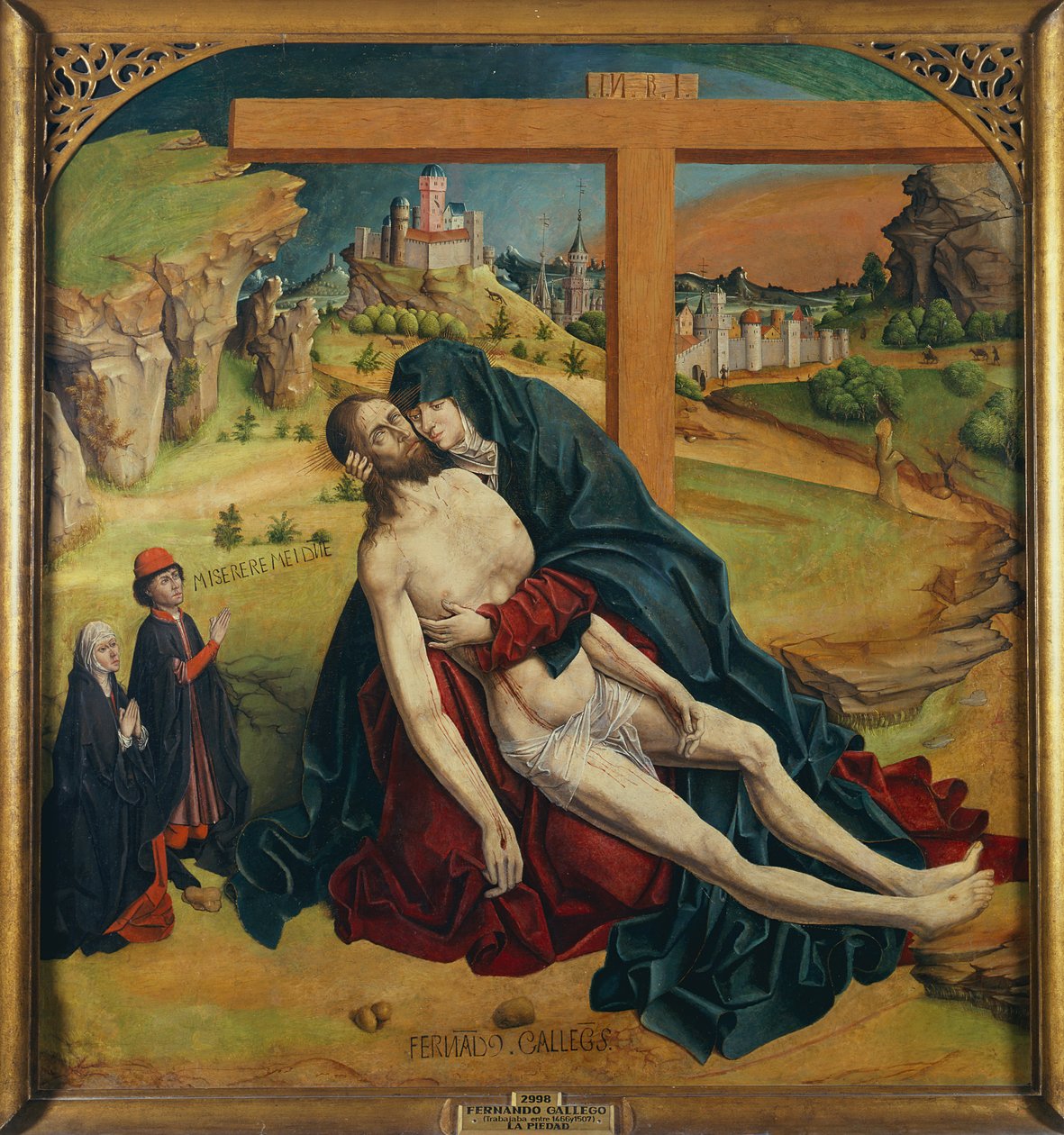 Pieta med to givere av Fernando Gallego