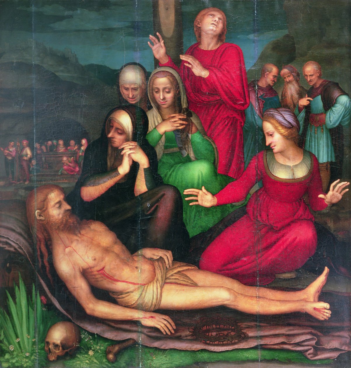 Den døde Kristus, 1500-tallet av Fernando Yanez de Almedina