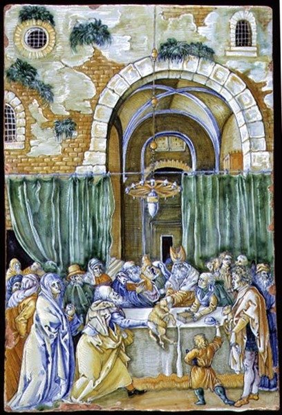 C.91-1961 Panel som skildrer The Rejection of Joachim